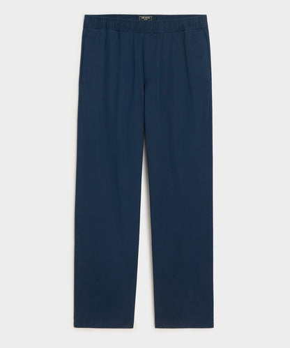 Todd Snyder Relaxed Poplin Leisure Pant - Navy