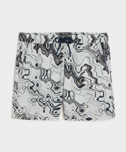 Todd Snyder 5" Montauk Swim Trunk - White