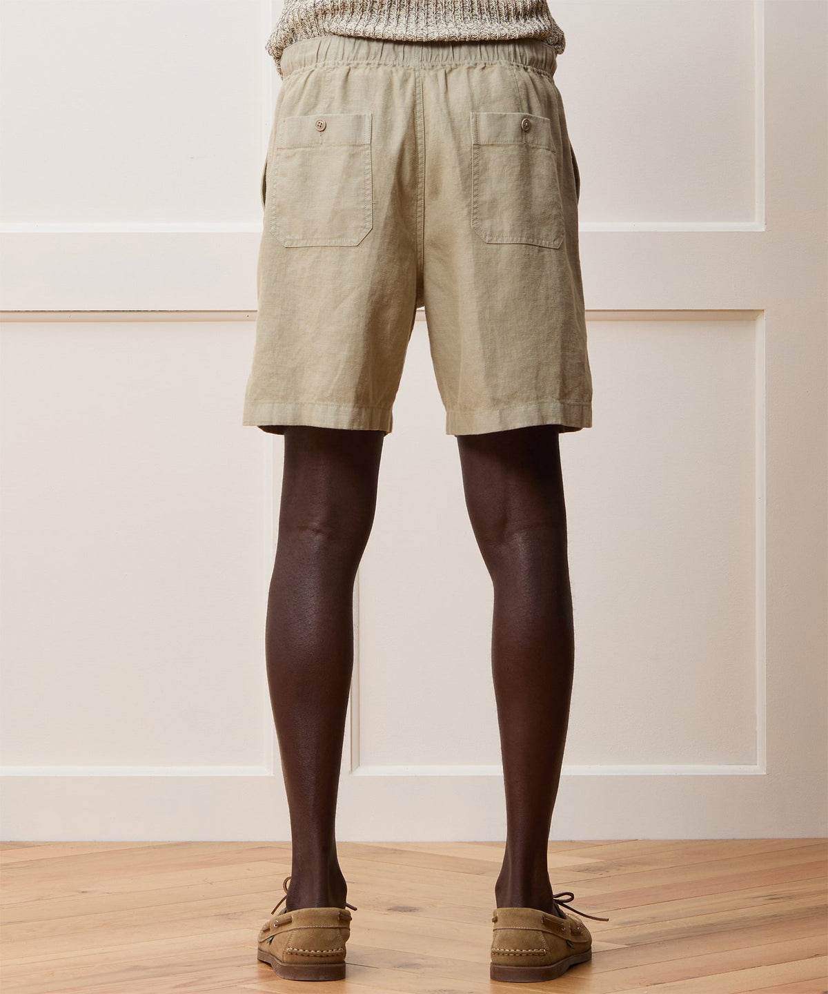Todd Snyder 7" Linen Beach Short - Desert Sage