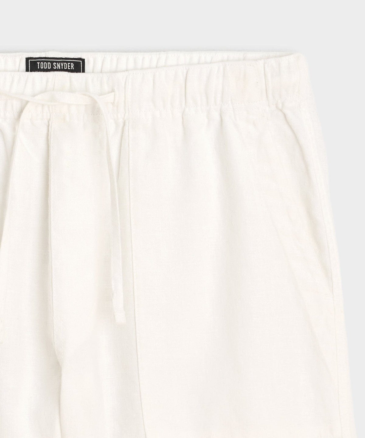 Todd Snyder 7" Linen Beach Short - White