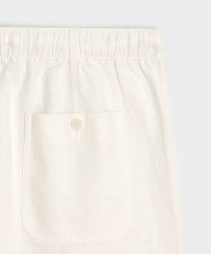 Todd Snyder 7" Linen Beach Short - White