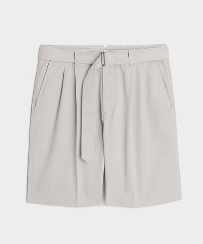 Todd Snyder 8" Cotton Self-Belt Short - Stone