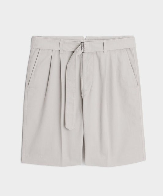 Todd Snyder 8" Cotton Self-Belt Short - Stone