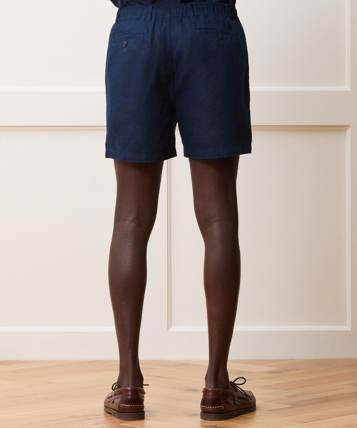 Todd Snyder 5" Linen Beachcomber Short - Navy