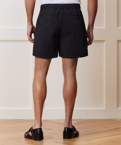 Todd Snyder 5" Floral Cotton Beachcomber Short - Black