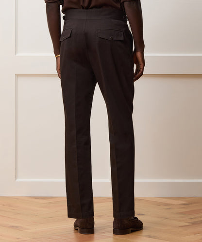 Todd Snyder Italian Lightweight Cotton Gurkha Trouser - Brown