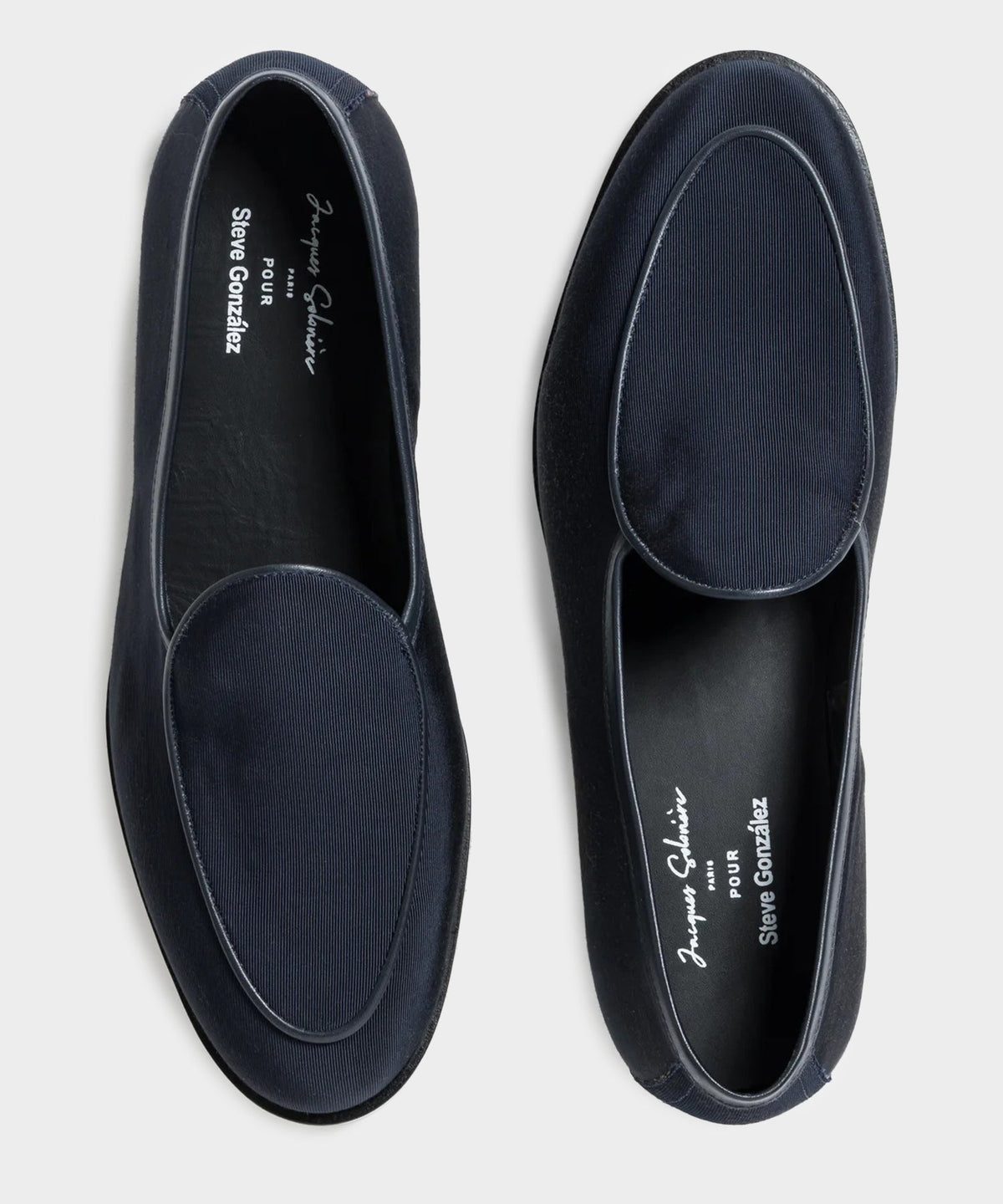 Todd Snyder Jacques Solovière Gros Grain Loafer - Navy