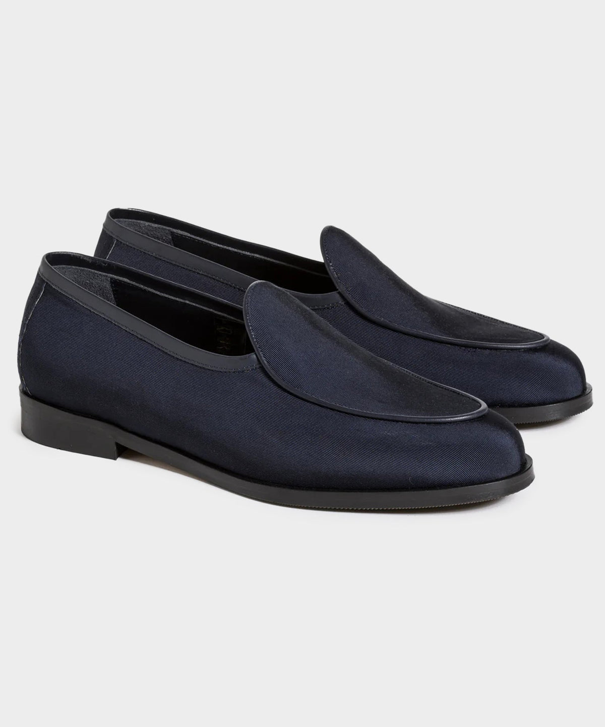 Todd Snyder Jacques Solovière Gros Grain Loafer - Navy