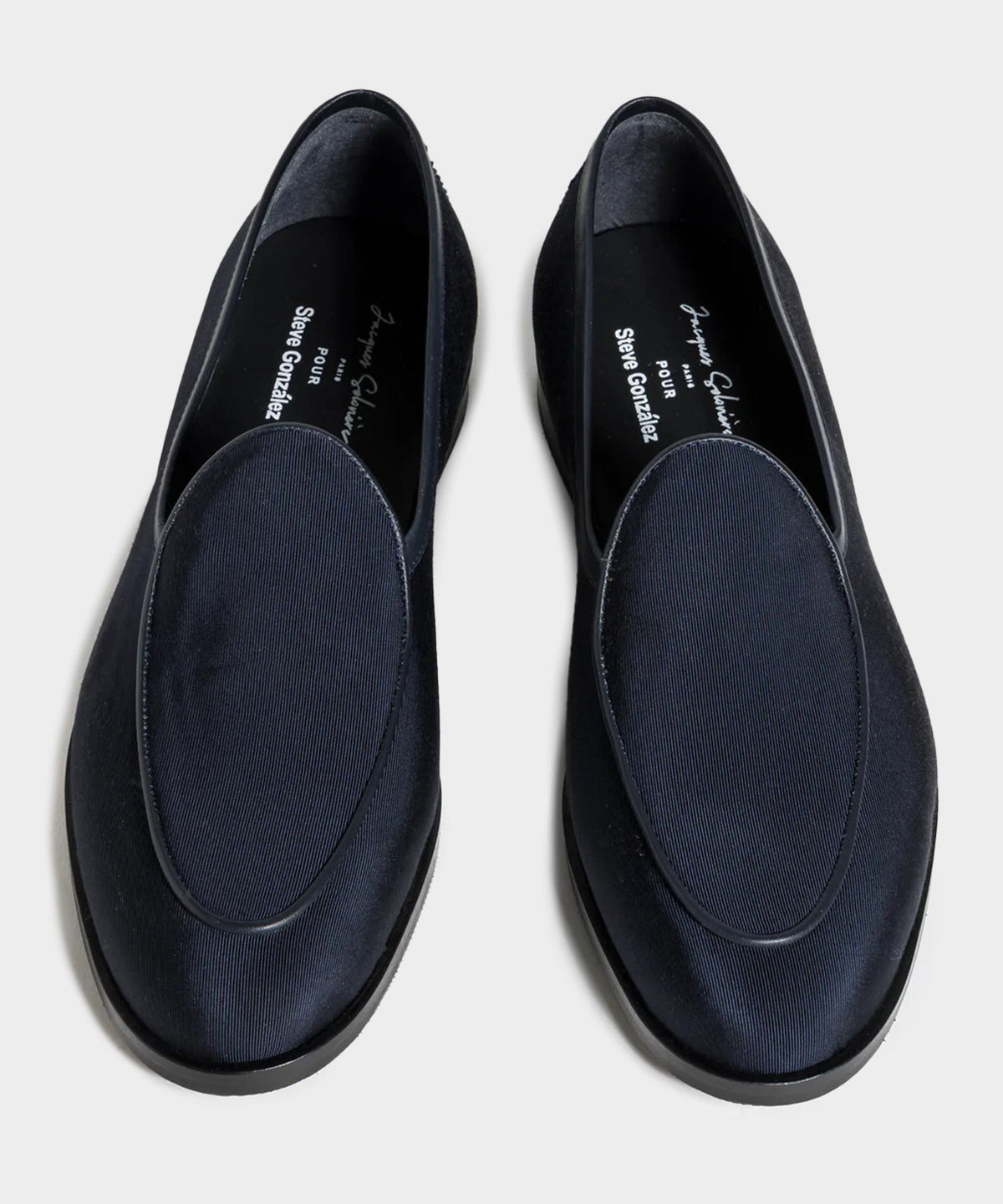 Todd Snyder Jacques Solovière Gros Grain Loafer - Navy