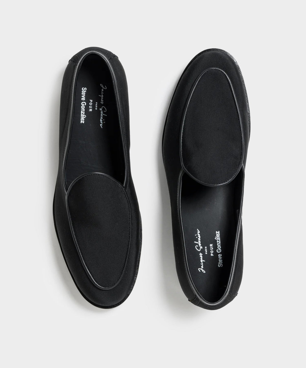 Todd Snyder Jacques Solovière Gros Grain Loafer - Black
