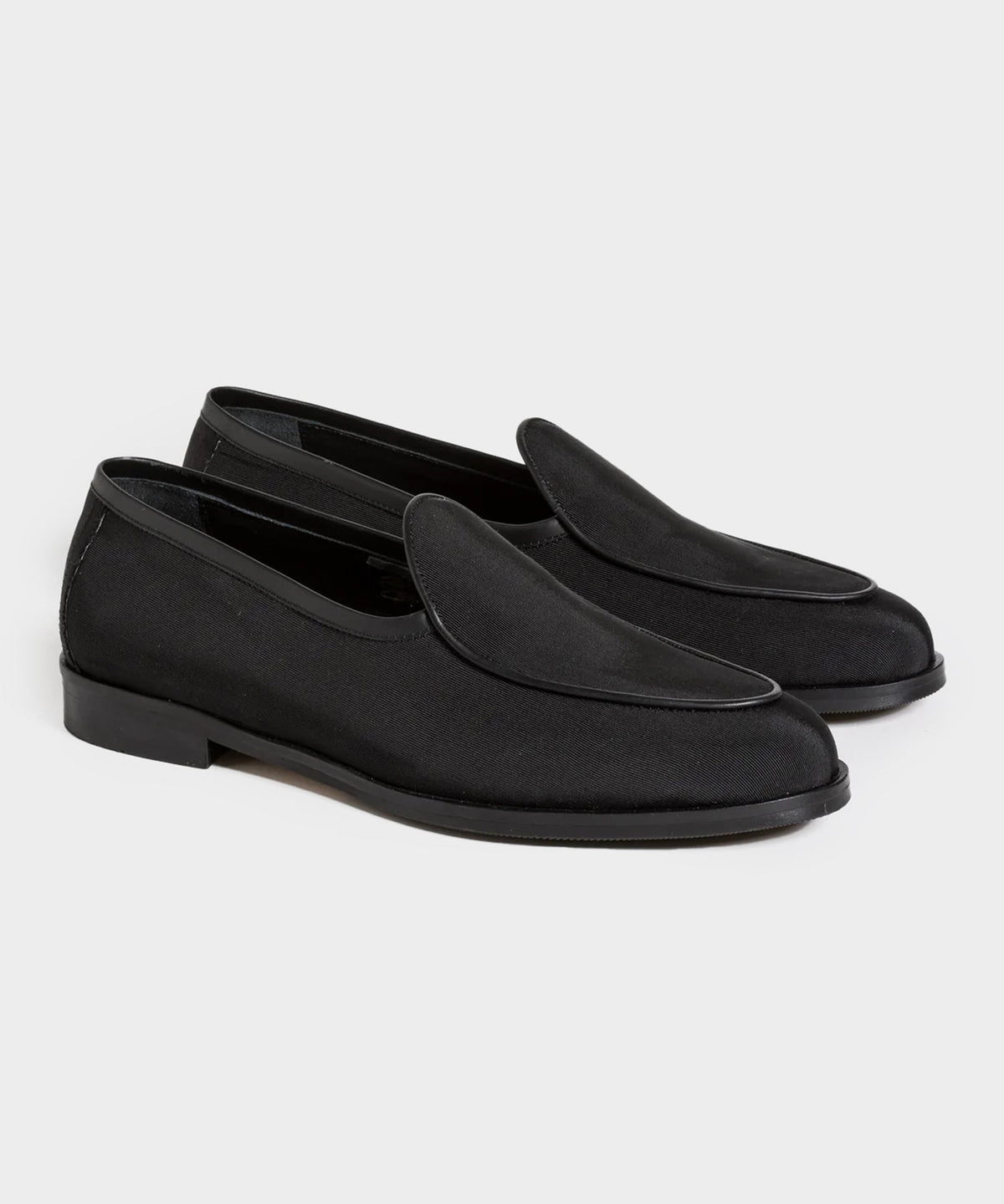 Todd Snyder Jacques Solovière Gros Grain Loafer - Black