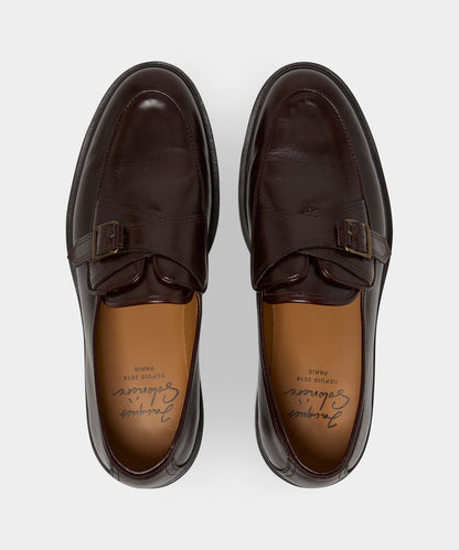 Todd Snyder Jacques Solovière Serge Monk Strap Shoe - Brown