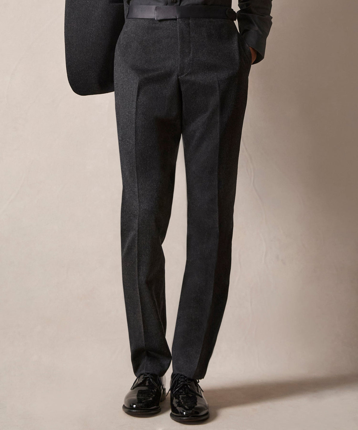 Todd Snyder Slim Italian Cashmere Tuxedo Trouser - Grey