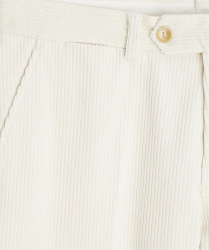 Todd Snyder Italian Wide Wale Corduroy Sutton Trouser - White