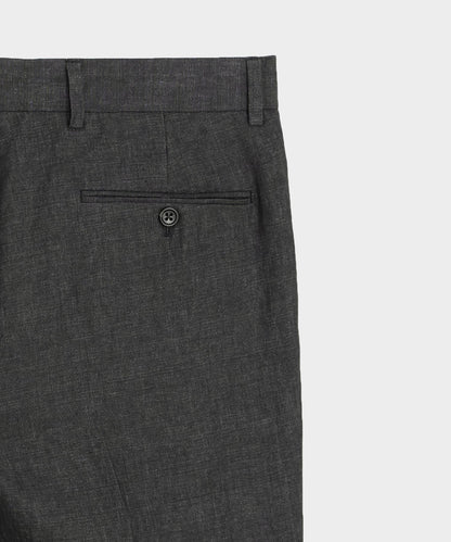 Todd Snyder Italian Linen Sutton Trouser - Charcoal