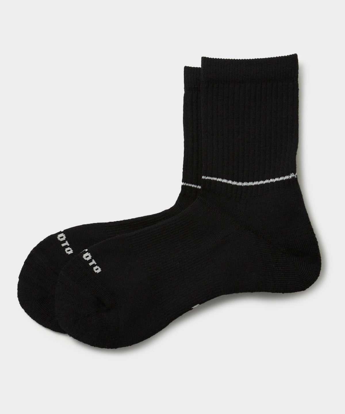 Todd Snyder RoToTo All-Rounder Merino Crew Socks - Black