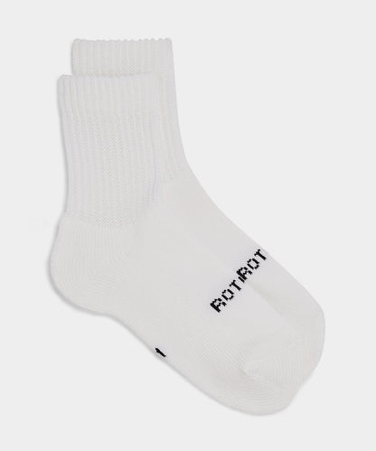 Todd Snyder RoToTo Organic Daily 3 Pack Mini Crew Socks - White