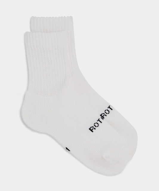 Todd Snyder RoToTo Organic Daily 3 Pack Mini Crew Socks - White
