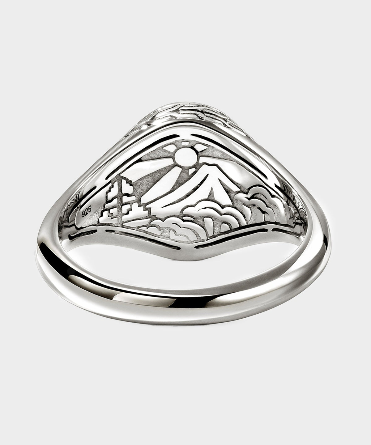 Todd Snyder John Hardy Sterling Silver Icon 50 Ring - Silver