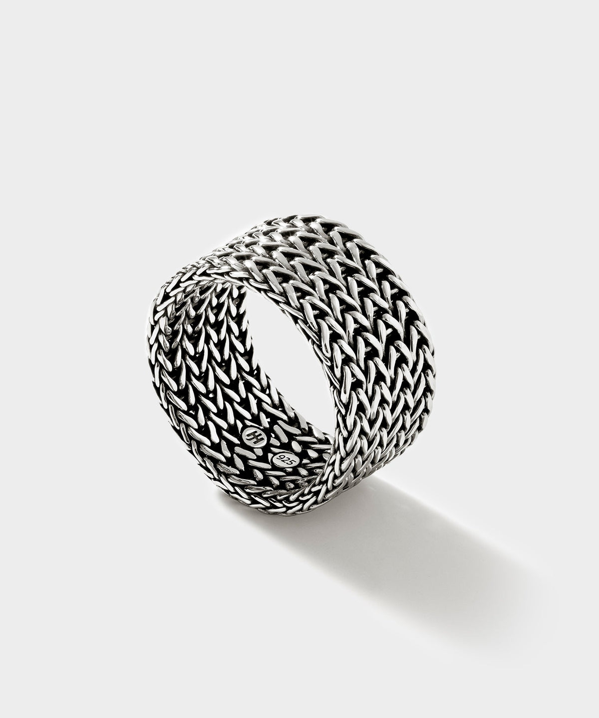 Todd Snyder John Hardy Sterling Silver Rata Chain Wide Band Ring - Silver