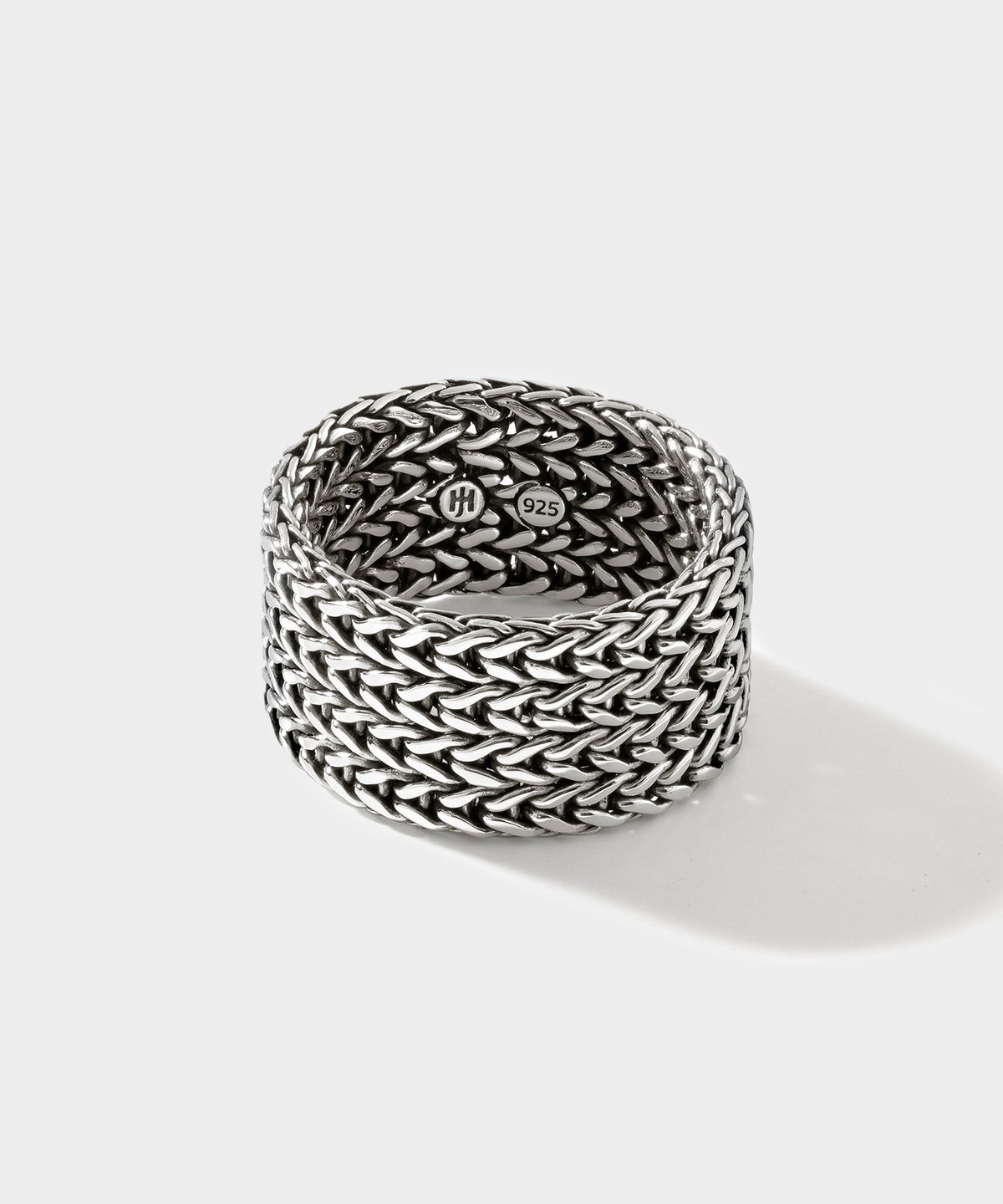 Todd Snyder John Hardy Sterling Silver Rata Chain Wide Band Ring - Silver
