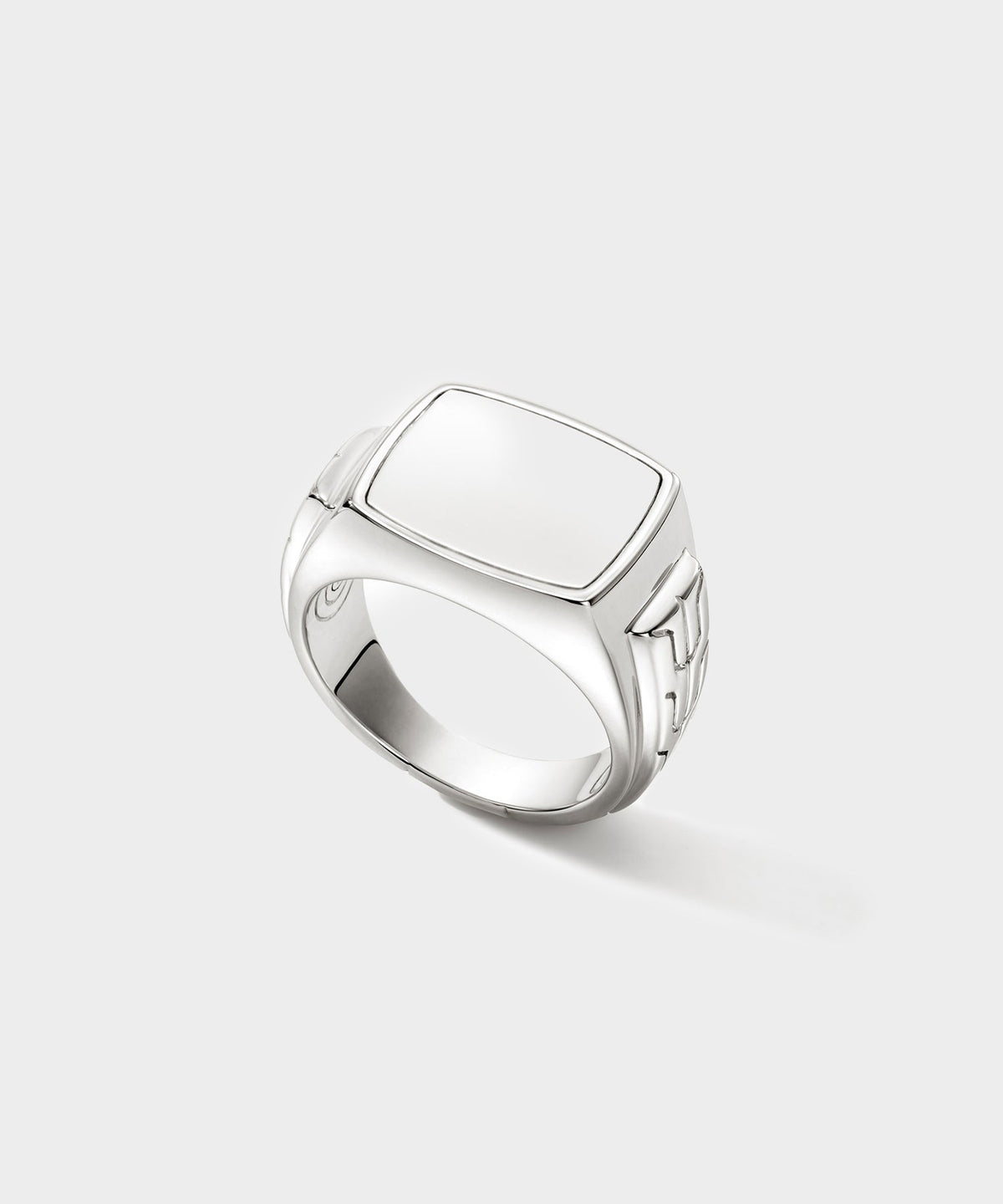 Todd Snyder John Hardy Sterling Silver Signet Ring - Silver
