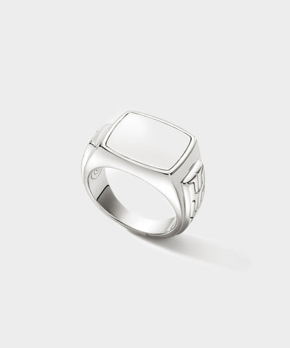 Todd Snyder John Hardy Sterling Silver Signet Ring - Silver