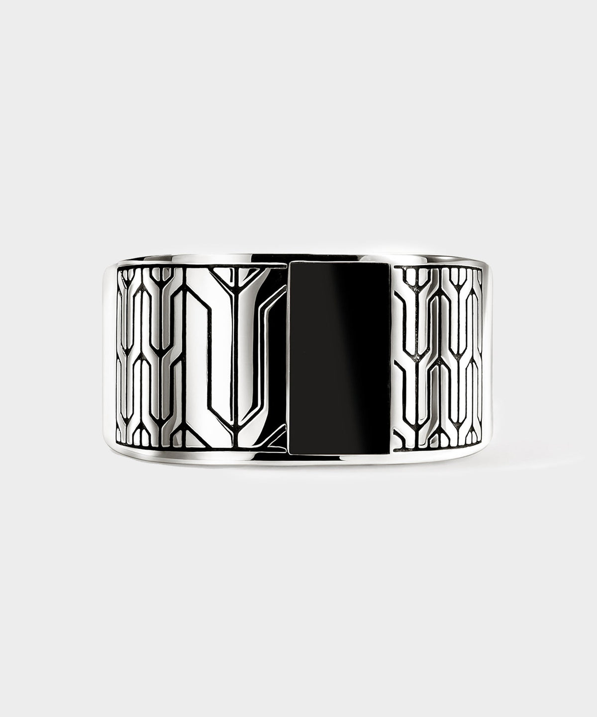 Todd Snyder John Hardy Sterling Silver Icon 50 Signet Ring - Silver