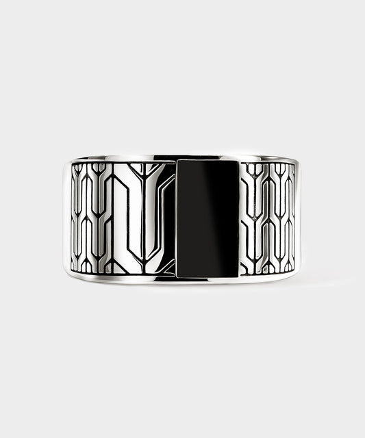 Todd Snyder John Hardy Sterling Silver Icon 50 Signet Ring - Silver