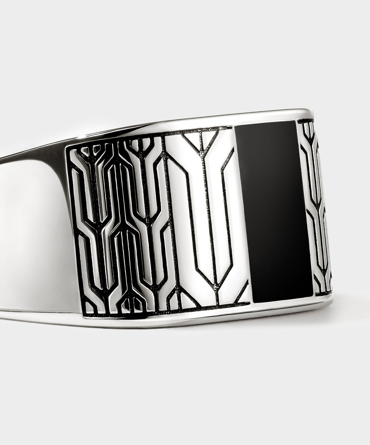 Todd Snyder John Hardy Sterling Silver Icon 50 Signet Ring - Silver