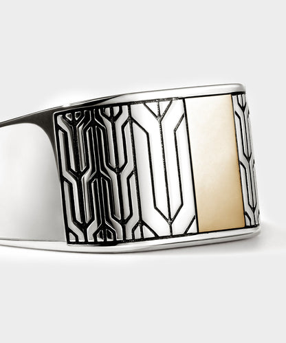 Todd Snyder John Hardy 14K Gold Icon 50 Signet Ring - Gold