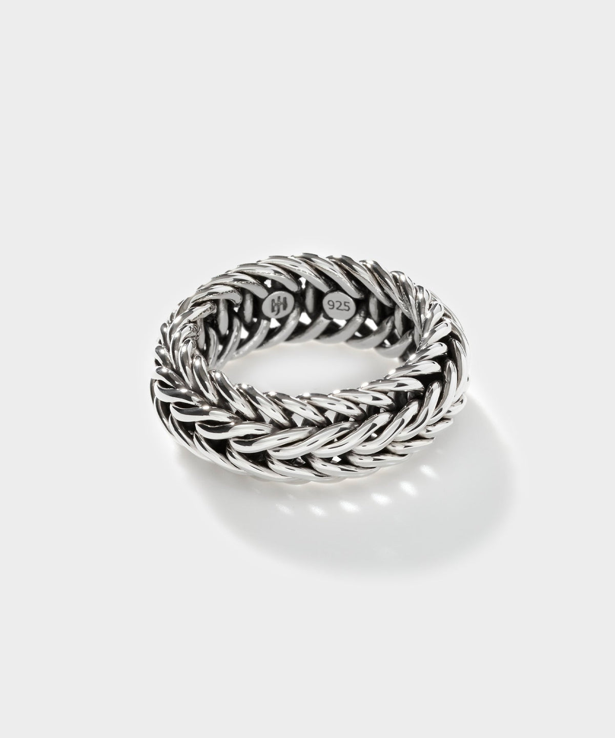 Todd Snyder John Hardy Wide Kami Chain Sterling Silver Band Ring - Silver