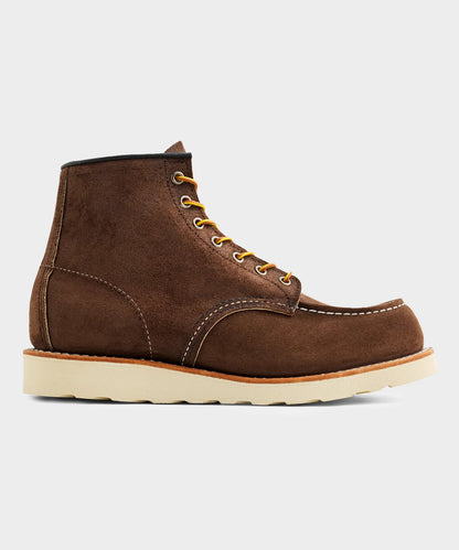 Todd Snyder Red Wing 6-in Classic Suede Moc Boot - Dark Brown