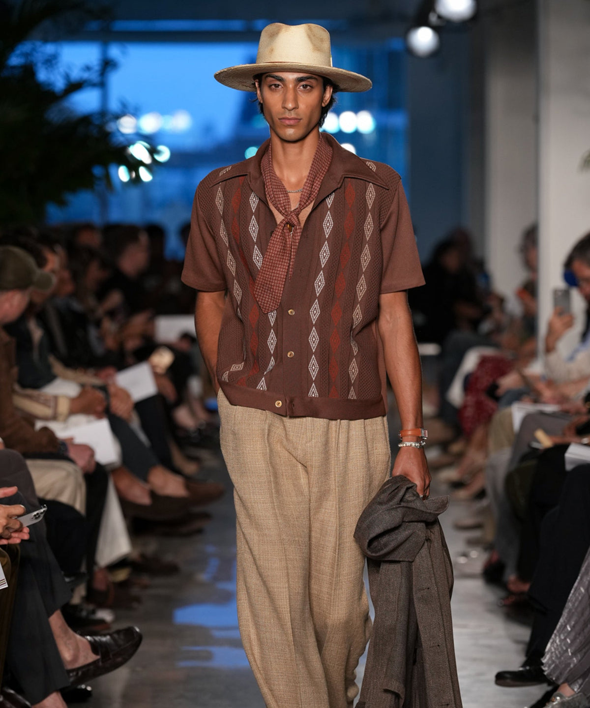 Todd Snyder Palmetto Sweater Polo - Umber