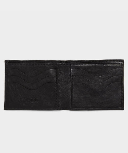 Todd Snyder Il Bisonte Leather Bi-fold Wallet - Black