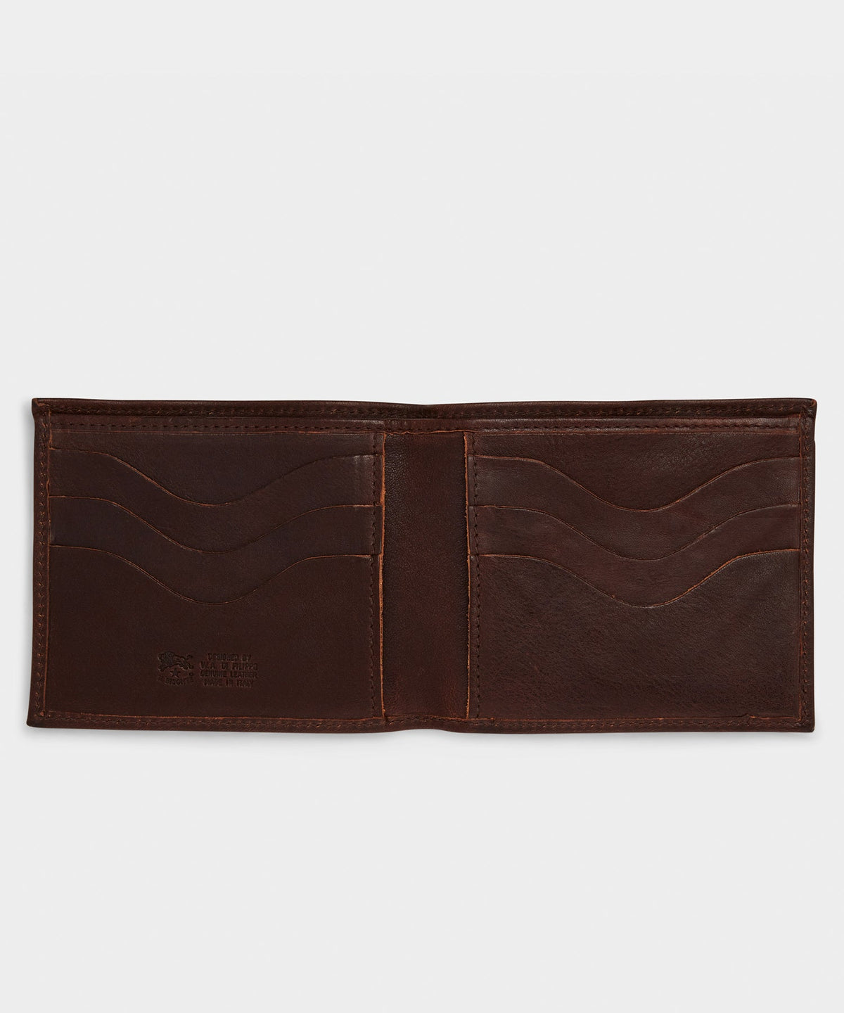 Todd Snyder Il Bisonte Leather Bi-fold Wallet - Brown