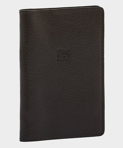 Todd Snyder Il Bisonte Leather Passport Holder - Black