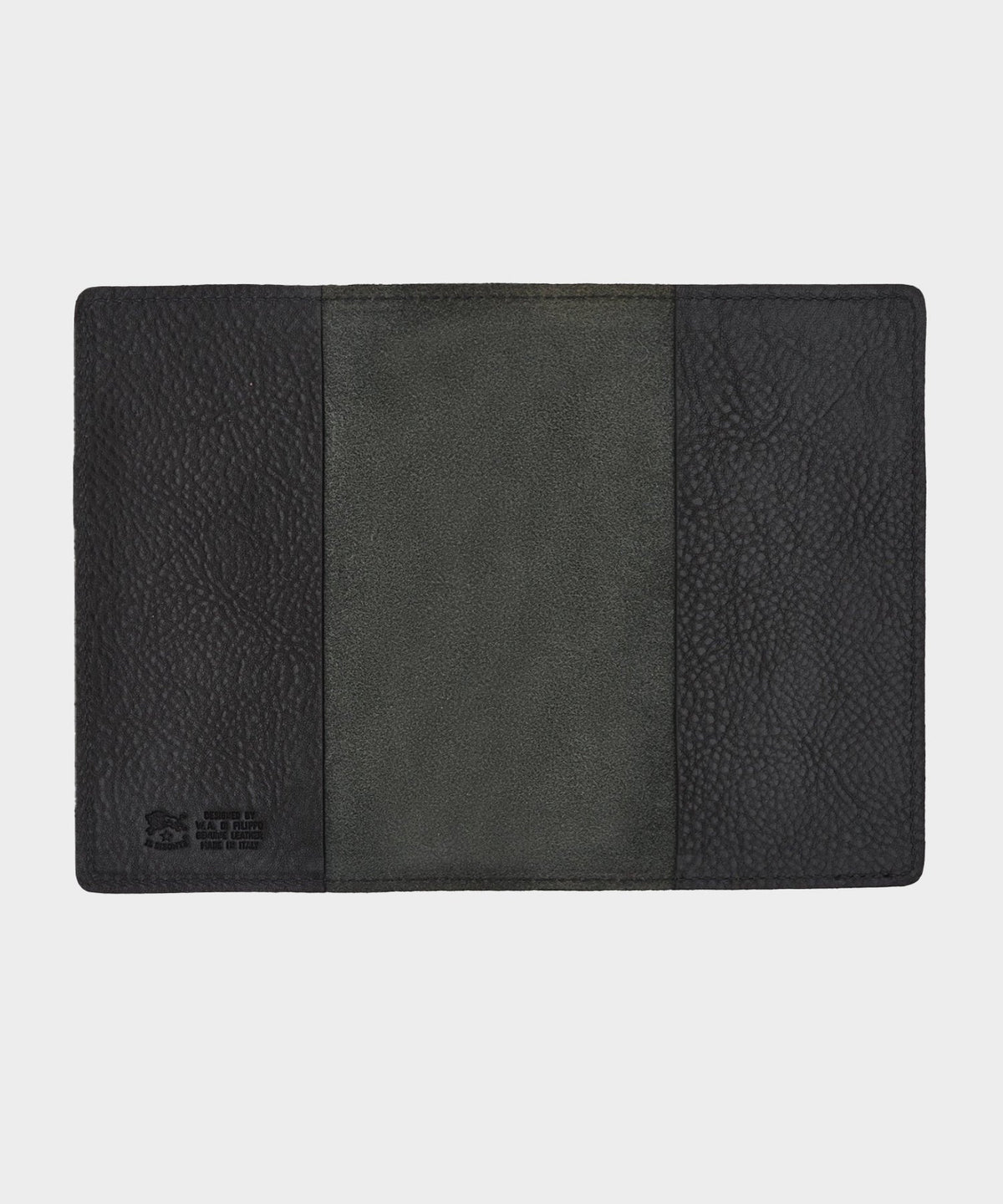 Todd Snyder Il Bisonte Leather Passport Holder - Black