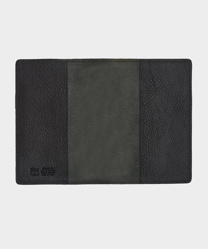 Todd Snyder Il Bisonte Leather Passport Holder - Black