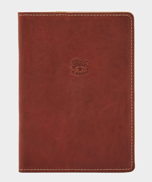 Todd Snyder Il Bisonte Leather Passport Holder - Brown