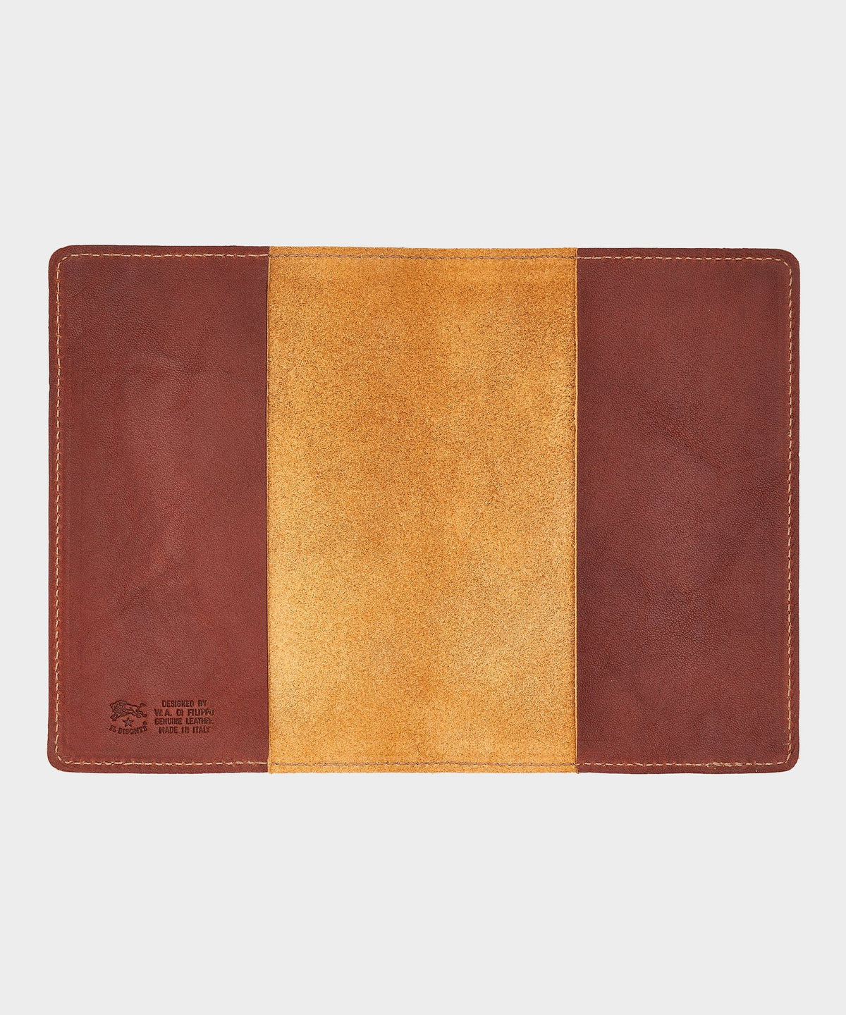 Todd Snyder Il Bisonte Leather Passport Holder - Brown
