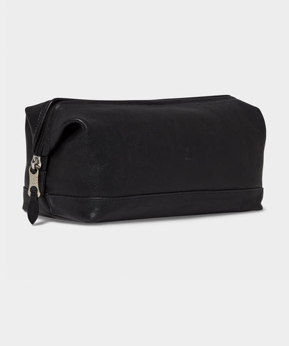 Todd Snyder Il Bisonte Leather Dopp Kit - Black