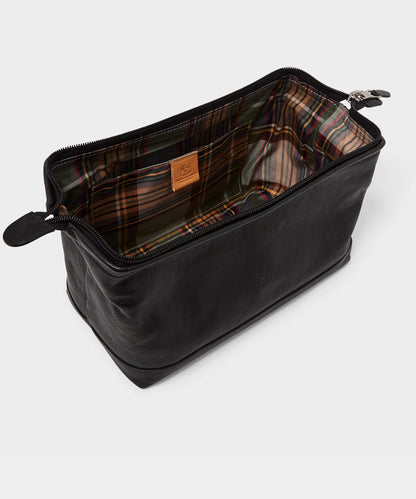 Todd Snyder Il Bisonte Leather Dopp Kit - Black