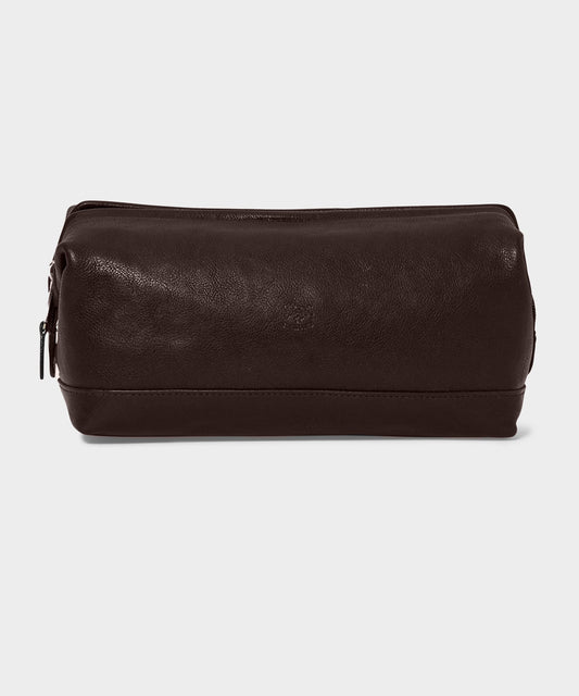 Todd Snyder Il Bisonte Leather Dopp Kit - Brown