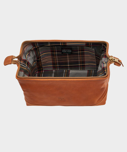 Todd Snyder Il Bisonte Leather Dopp Kit - Natural