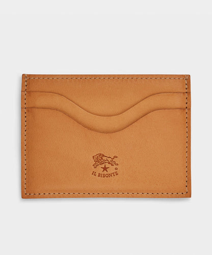 Todd Snyder Il Bisonte Salina Leather Card Holder - Natural