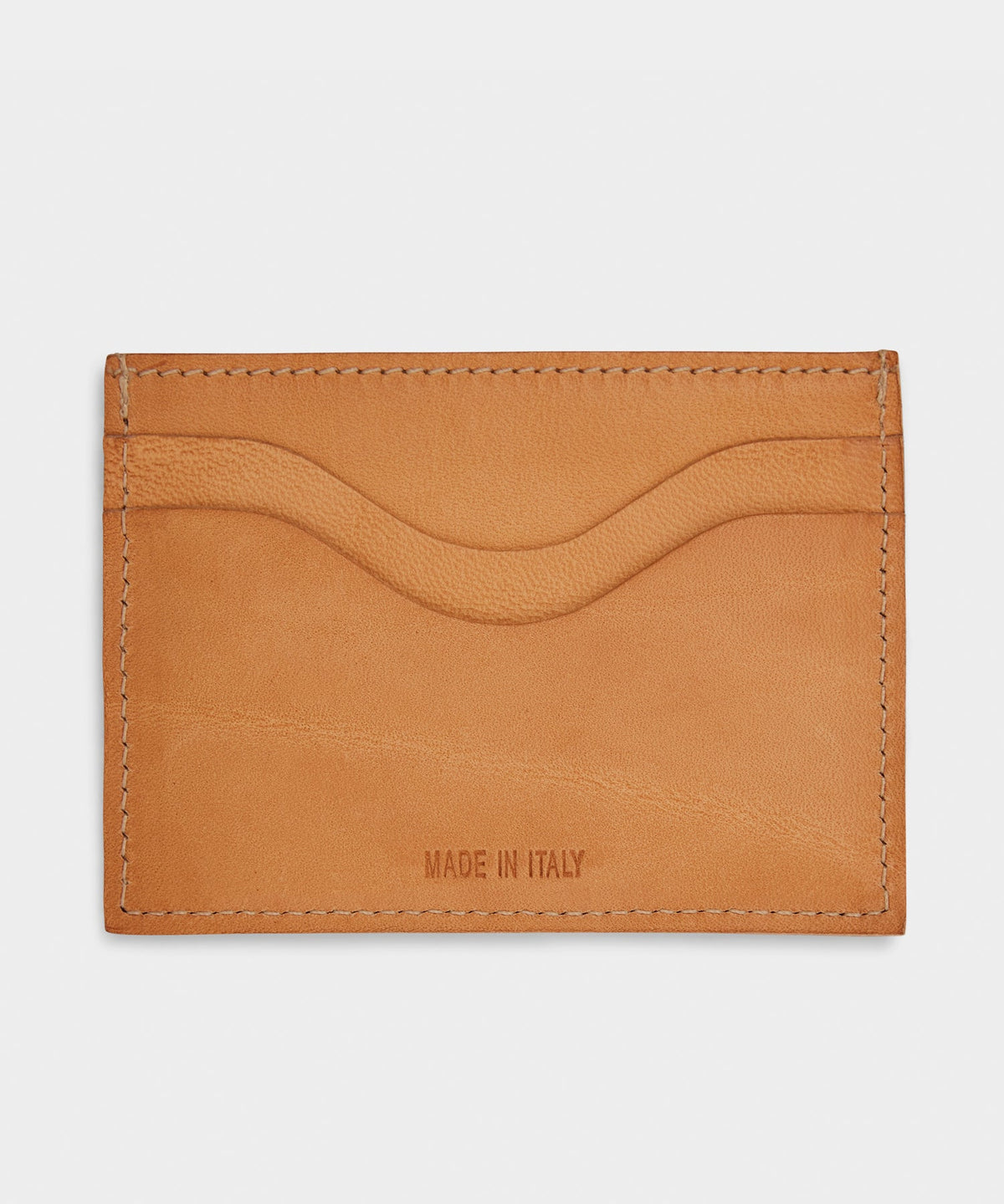 Todd Snyder Il Bisonte Salina Leather Card Holder - Natural