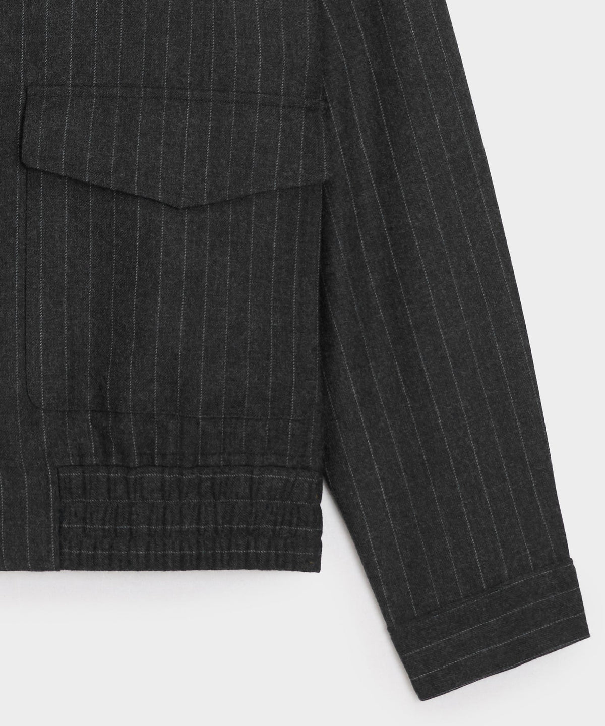 Todd Snyder Japanese Wool Bomber Jacket - Charcoal