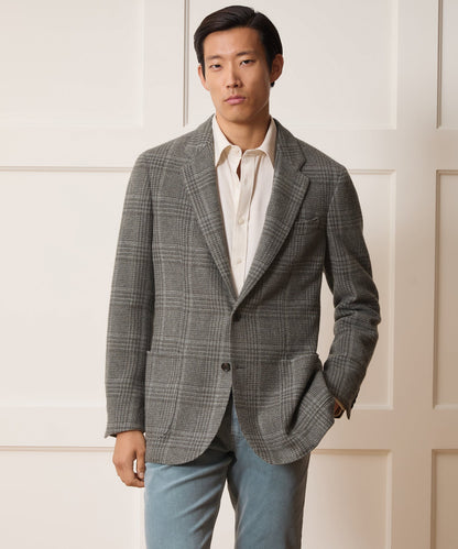 Todd Snyder Italian Glen Plaid Sport Coat - Light Grey