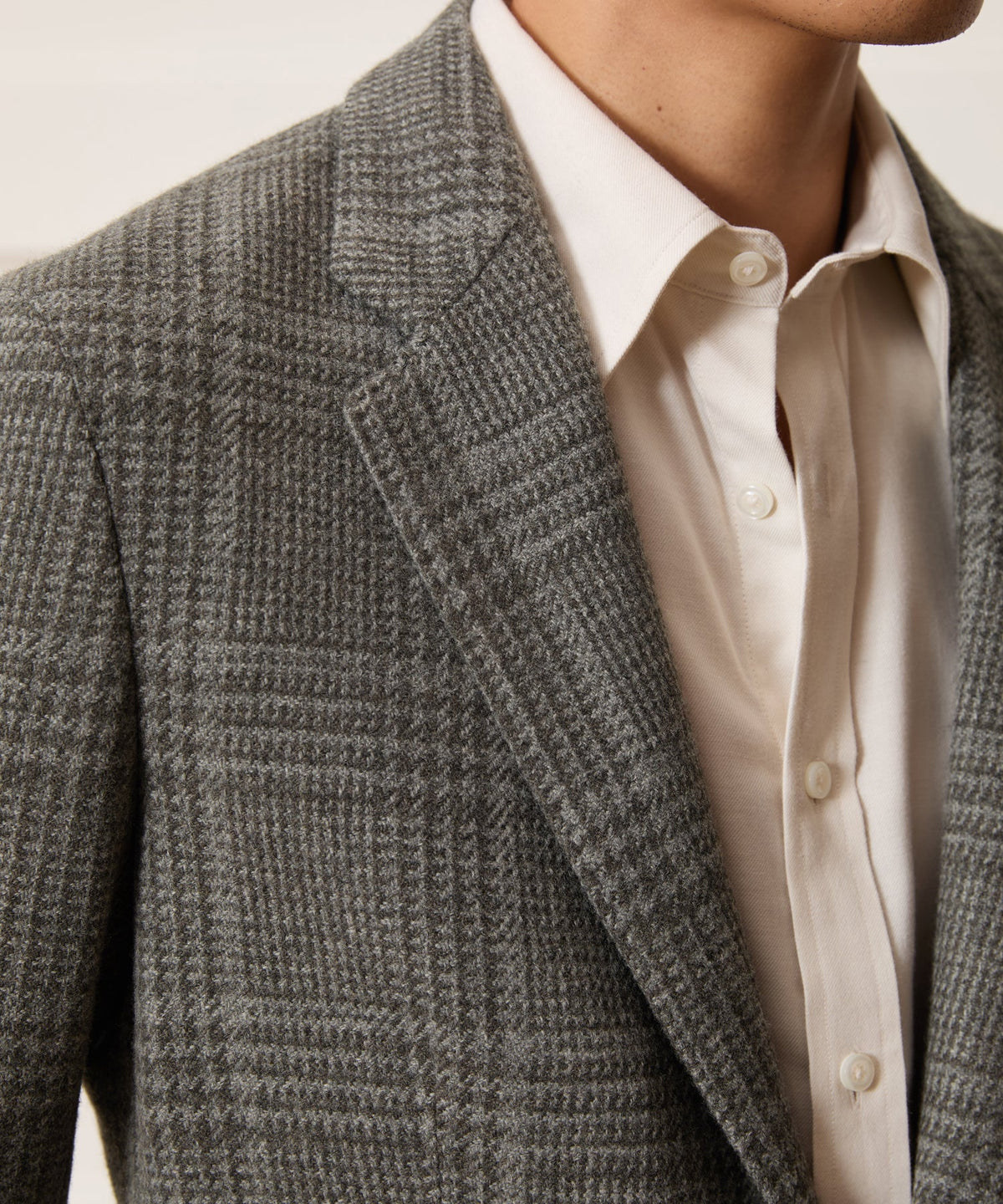 Todd Snyder Italian Glen Plaid Sport Coat - Light Grey